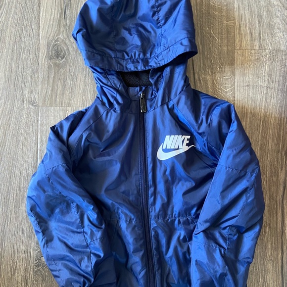 Nike Jackets & Coats | Navy Blue With Fleece Nike Jacket | Poshmark